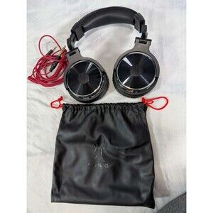 OneOdio Studio Pro 10 Wired Over Ear Headphones DJ Monitor Black Red Coil Cable.